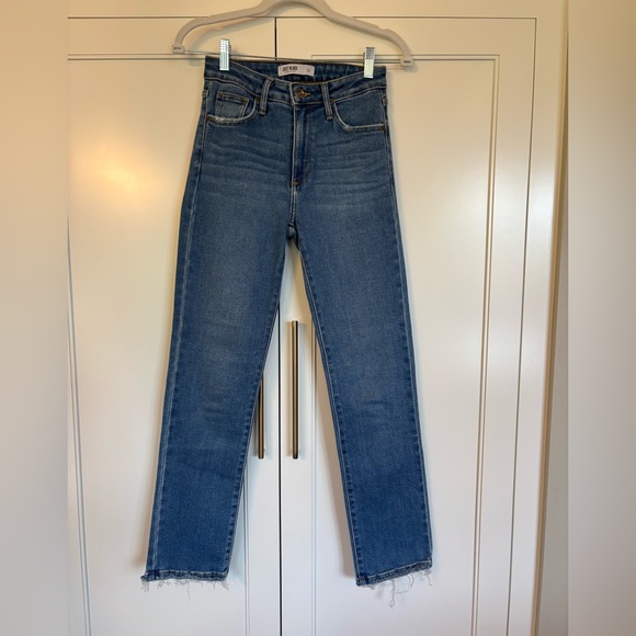 Just Black Women's Straight Leg Blue Jeans - Picture 1 of 4